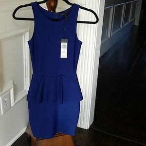 NWT  XS Navy Blue BCBG Dress